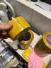得力（deli）高品质米黄色封箱胶带打包宽胶带 60mm*100y*50μm(91.4m/卷) 6卷装 办公用品 30359 实拍图