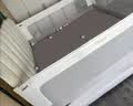 丸丫K2床围栏婴儿宝宝防摔床护栏床边防掉床挡板防护栏1.5米简灰一面 实拍图