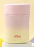 膳魔师（THERMOS）保温饭盒316L不锈钢宽口焖烧杯辅食罐儿童学生带勺饭盒 470ml粉 实拍图