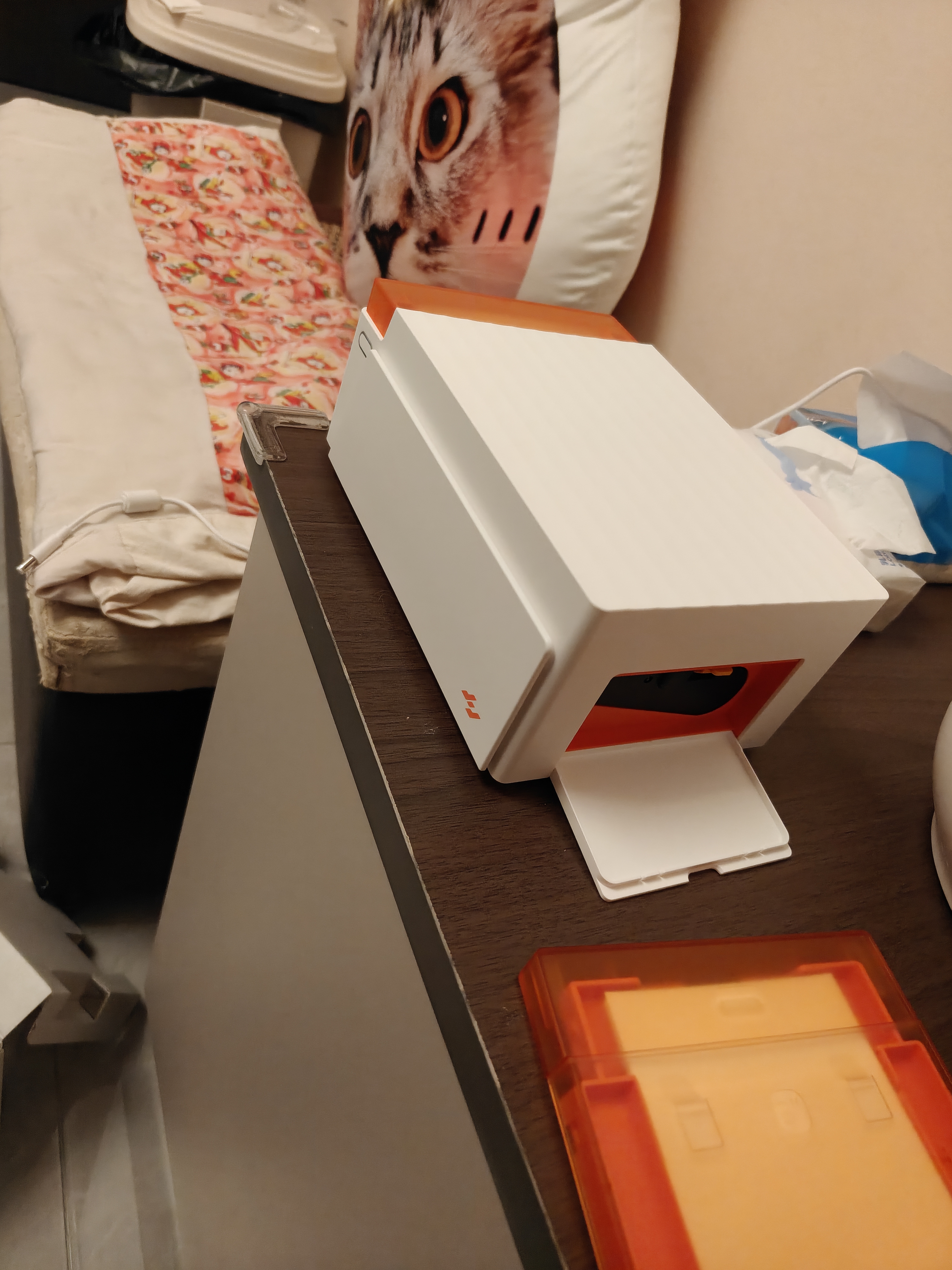 极印手机照片打印机N2无线家用彩印电源版 自动覆膜高清画质 支持3英寸/6英寸 即拍即印相片打印机  实拍图