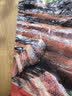 杨大爷柴火烟熏腊味四川风味特产咸肉五花川味腊肉1斤装500g 需烹饪食用 实拍图