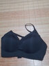 雅鹿无痕乳胶内衣女士无钢圈小胸聚拢调整型少女学生美背文胸罩 黑色 M （建议90-108斤 75BCD&80AB） 实拍图