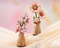 若物 木艺繁花洋甘菊 积木花diy手工制作拼装玩具拼图生日礼物送女生 实拍图