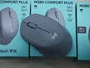 罗技（Logitech）M280 M275无线鼠标 笔记本电脑商务办公鼠标人体工学鼠标USB右手鼠标舒适多彩 带无线2.4G接收器 M280典雅灰 实拍图