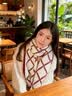 CRANTA KOMEIA围巾女秋冬季2026新款围脖女披肩加厚保暖生日礼物送女生女友 红配米 高级感送老婆女朋友实用高档 实拍图
