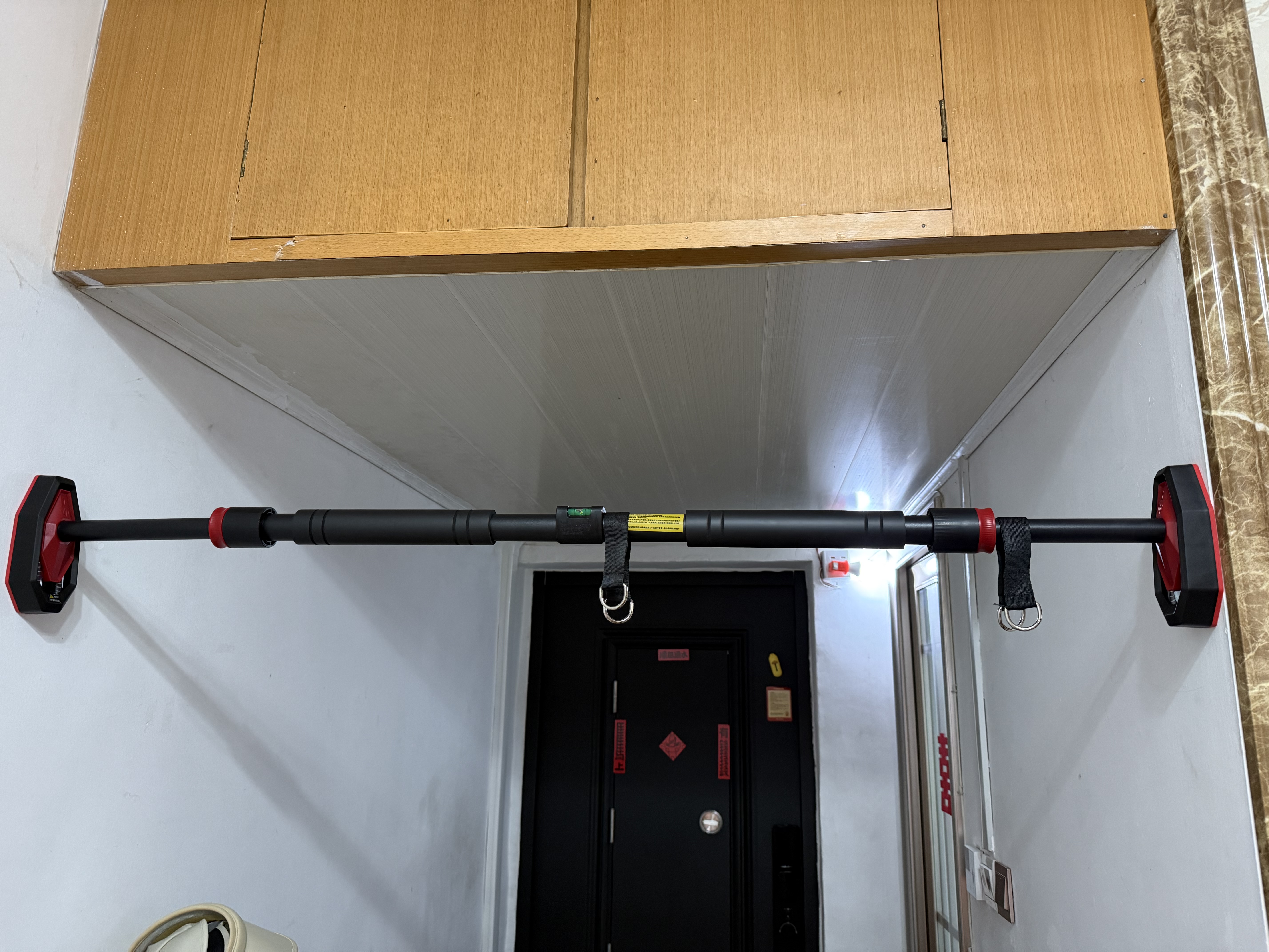 哈比树 儿童室内荡秋千单杠架家用过道免打孔引体向上健身器材95-135cm 实拍图