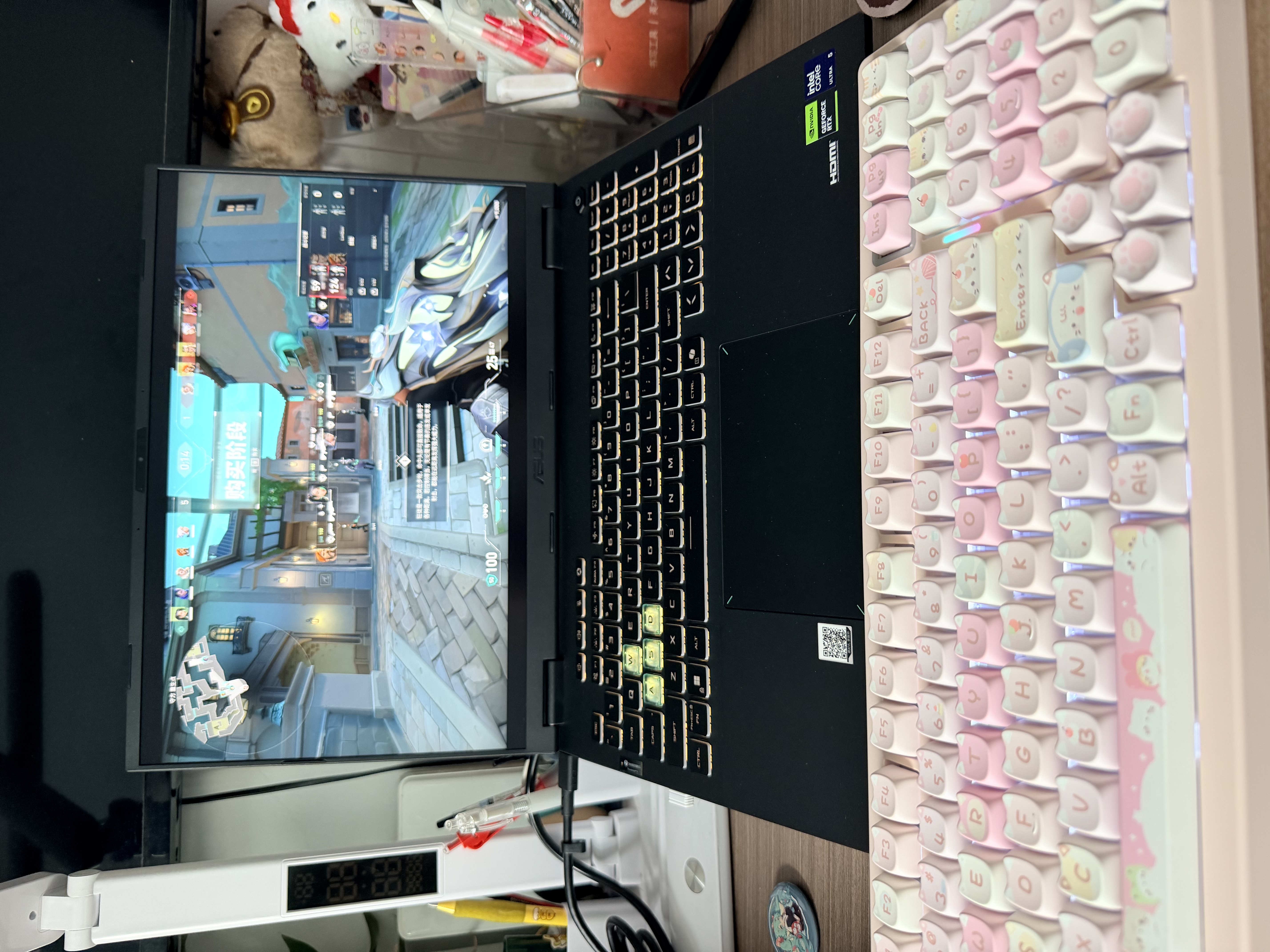 华硕天选6 Pro 酷睿版 【国家补贴15%】16英寸电竞游戏本笔记本电脑 酷睿U5-235HX/RTX5050/日蚀灰 FHD屏 【官方标配】16G内存/512G高速固态硬盘 16:10高色域电竞屏 实拍图