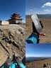 Naturehike挪客骑行手套男冬季加绒保暖手套户外登山防风防泼水防滑跑步手套 水墨黑 L 实拍图