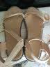 哚美哚尚夏季软底防滑妈妈鞋女士凉鞋夏季百搭外穿舒适软底平底中老年女鞋 米色 38 实拍图