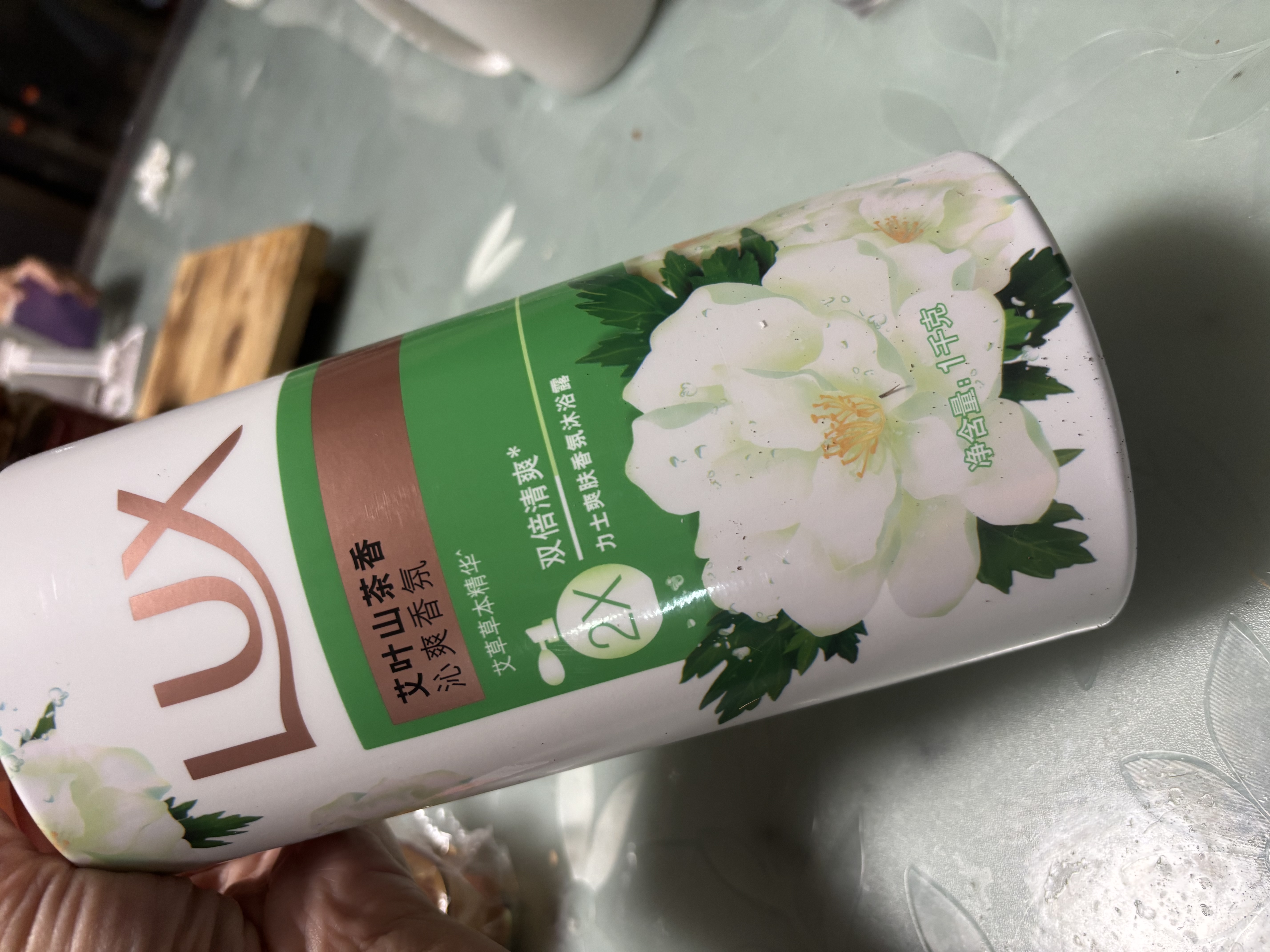 力士（LUX）力士艾叶止痒山茶香1kg沐浴露男女士金榜 男女持久留香72小时香体 实拍图