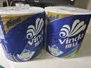 维达（Vinda）有芯卷纸 蓝色经典4层200克*27卷 高克重卫生纸 厕纸纸巾整箱 实拍图