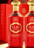 五粮液股份 五彩红浓香型白酒52度500ml*2瓶礼盒装送礼宴请红瓶喜酒纯粮 实拍图
