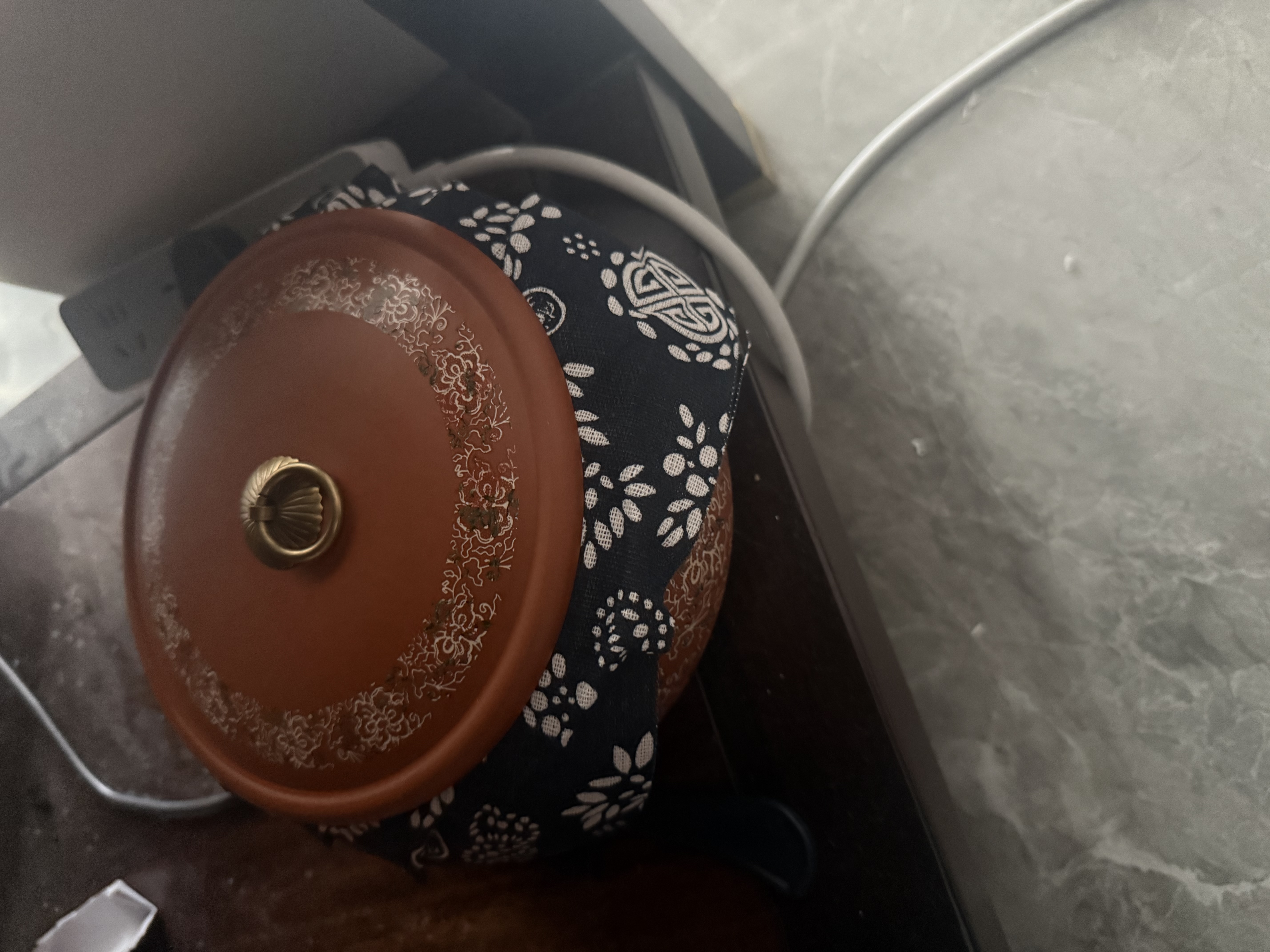 御茶天赐茶叶普洱茶熟茶十年以上 老班章小玉饼熟普洱云南古树茶送礼盒装 实拍图