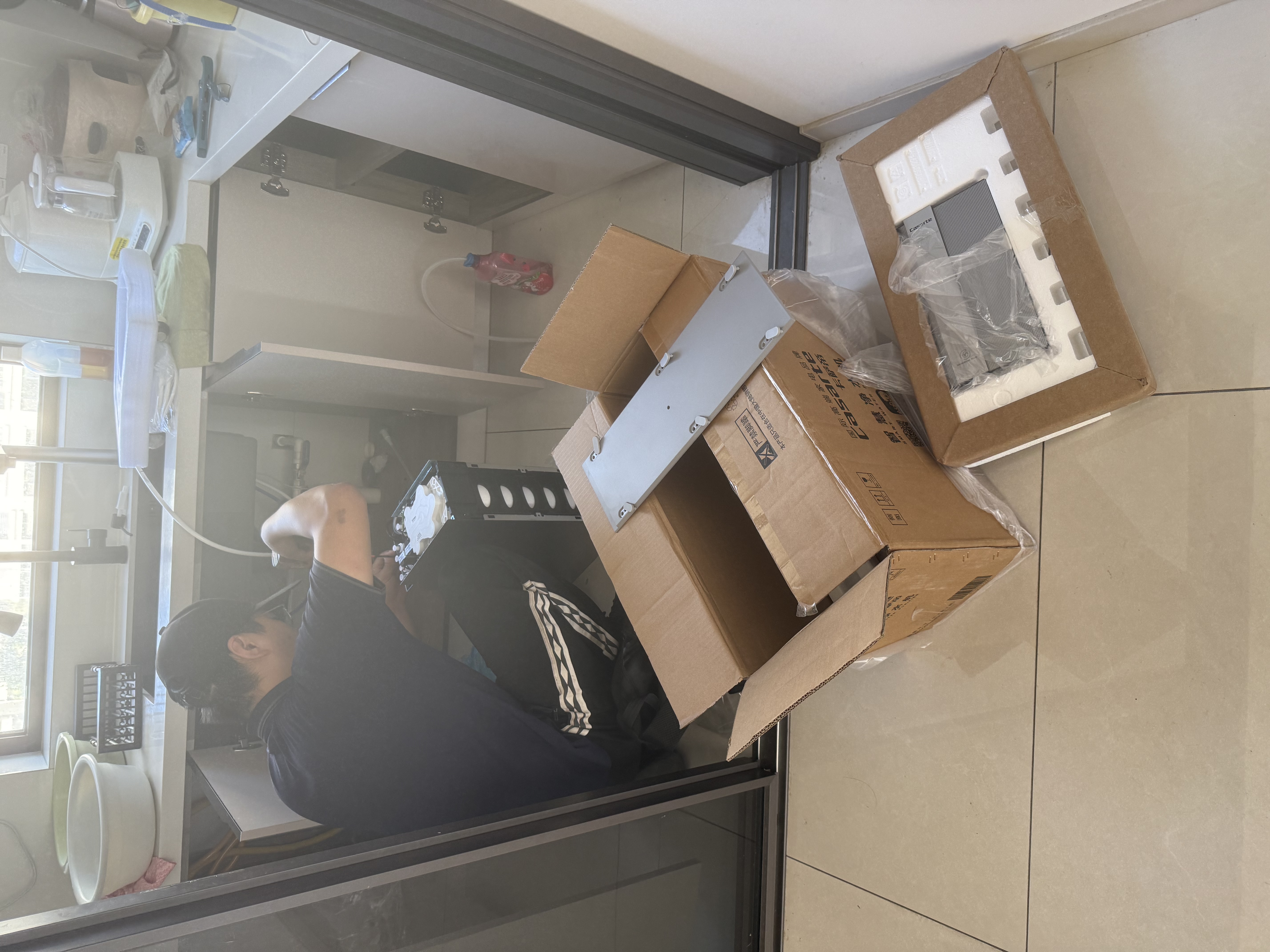 卡萨帝（Casarte）净水器黄金矿泉揽光1200G矿物质净水机8年长效RO反渗透家用厨房专用台下小体积自来水过滤净水器 实拍图