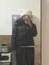 芸荨羽绒服女2026新款白鸭绒泡芙短款保暖加厚连帽小个子外套时尚外套 黑色 金标 S 85-120斤【卡码拍小】 实拍图