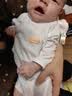 贝瑞加（Babyprints）婴儿连体衣2件装宝宝衣服四季内衣纯棉爬服薄款哈衣家居睡衣 蓝59 实拍图