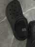卡骆驰（CROCS）经典泡芙Clog男女一脚蹬懒人沙滩洞洞鞋 黑色 39(39-40） 实拍图
