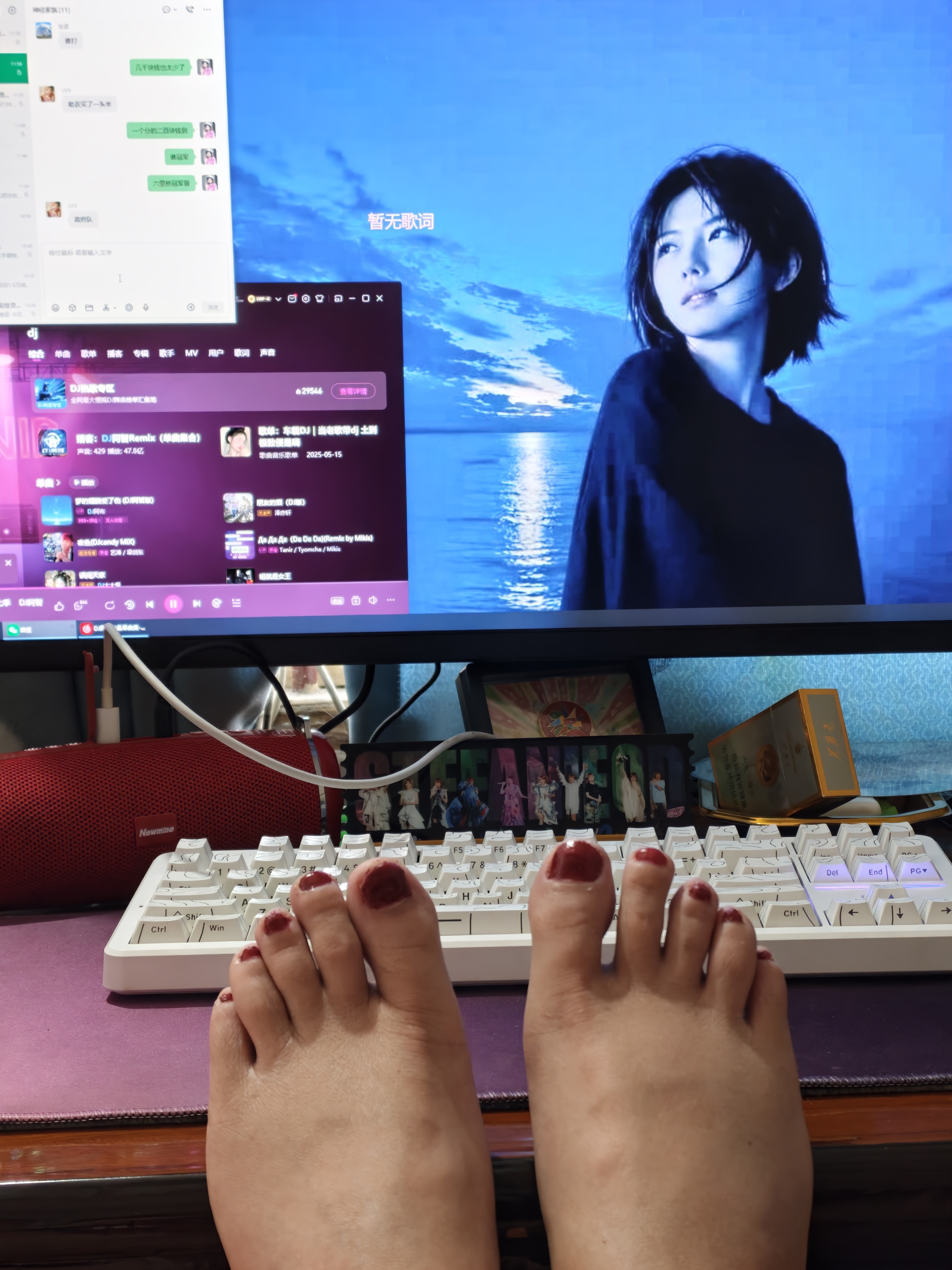 CandyMoyo健康0毒水性指甲油免烤美甲持久显白不可撕野红车厘子 实拍图