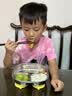 COOKSS儿童餐盘宝宝吸盘式304不锈钢辅食盘学生饭盒餐具三格托盘 实拍图