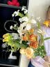 京东鲜花仿真绢花花束橘色玫瑰花假花拍照手捧花民宿酒店插花摆设装饰轻奢 实拍图