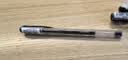 uni三菱【热门商品】 uni-ball UM-100黑色中性笔0.5mm黑笔签字笔商务学生考试专用水性笔套装 5支 实拍图