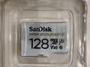 Sandisk闪迪128GB TF（MicroSD）4K内存卡 行车记录仪 监控摄像头专用 循环录制10,000小时 高耐用存储卡 实拍图