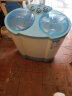 海尔（Haier） 3公斤小型迷你儿童婴儿双缸双桶半自动波洗衣机脱水机XPB30-0623S 晒单实拍图