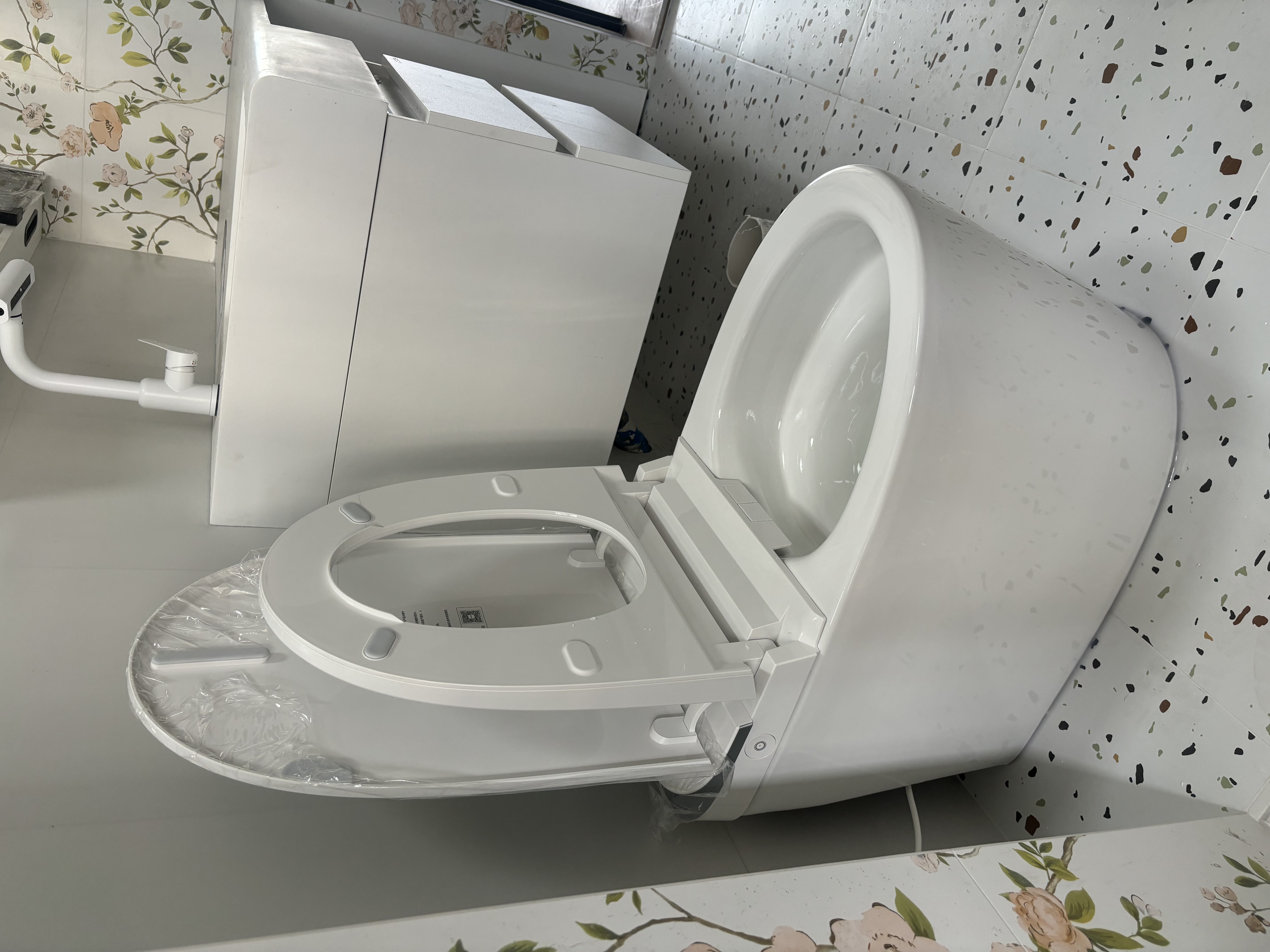 九牧（JOMOO）智能马桶家用马桶即热烘干首创铂金除臭零压静音冲ZS520I-S2-305 实拍图