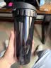 特百惠（Tupperware）茶韵500ml塑料杯男女士学生运动水杯子大容量泡茶杯 酷炫黑 实拍图