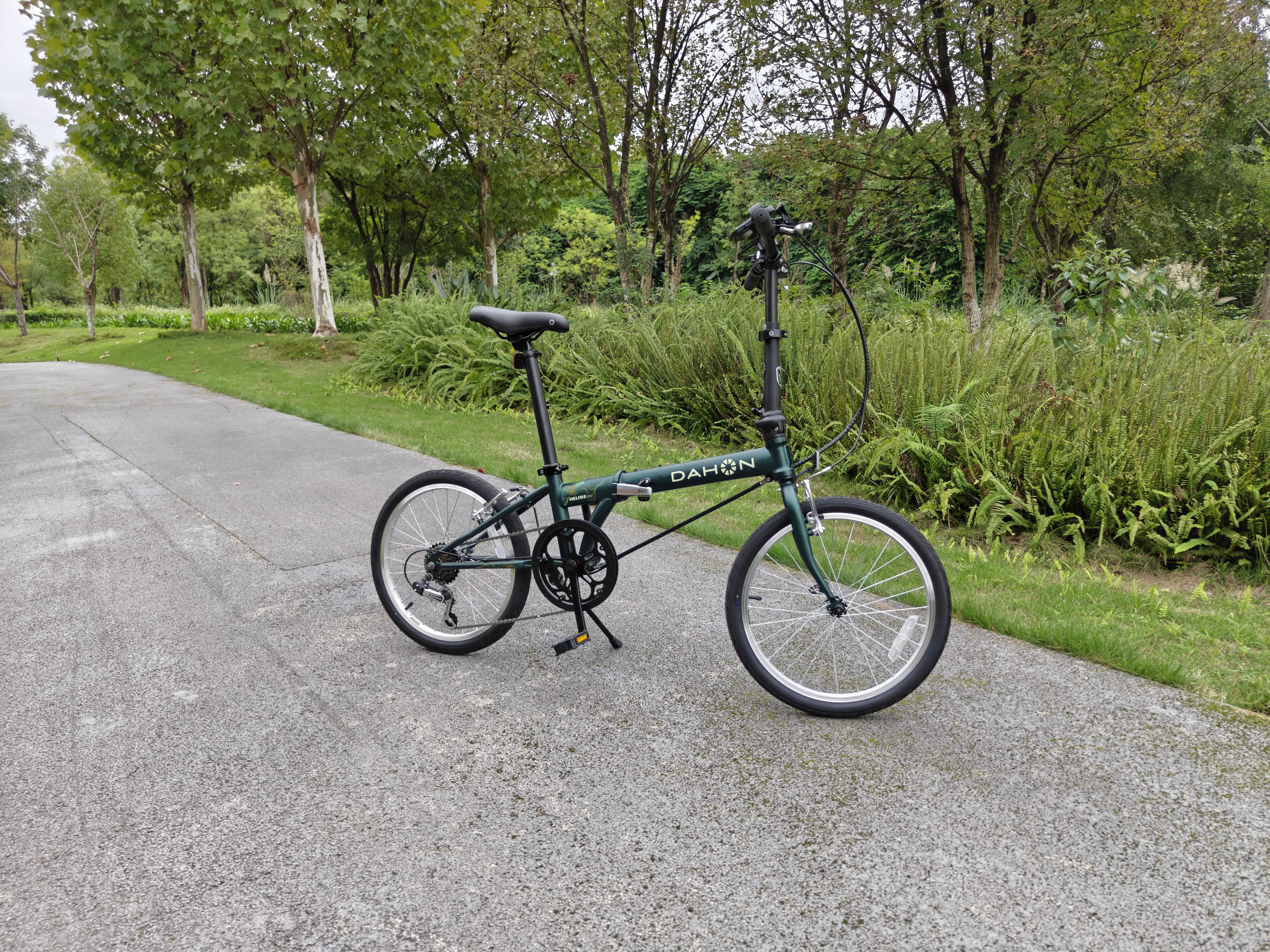 大行（DAHON）D6折叠自行车20英寸6速成人休闲单车 KBC061 墨绿色 20英寸 实拍图