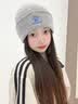 卡尔美（KELME）帽子男女秋冬季保暖户外滑雪毛线帽冷帽针织帽骑行防寒运动护耳帽 实拍图