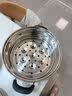 炊大皇304不锈钢汤锅+蒸屉 汤蒸炖锅蒸锅双耳煮粥煮面 22cm 电磁炉通用 实拍图