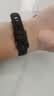 轩邑适用华为手环8/9表带原装10/NFC huawei band 八九十代标准版智能运动硅胶9腕带可拆卸配件黑色 实拍图
