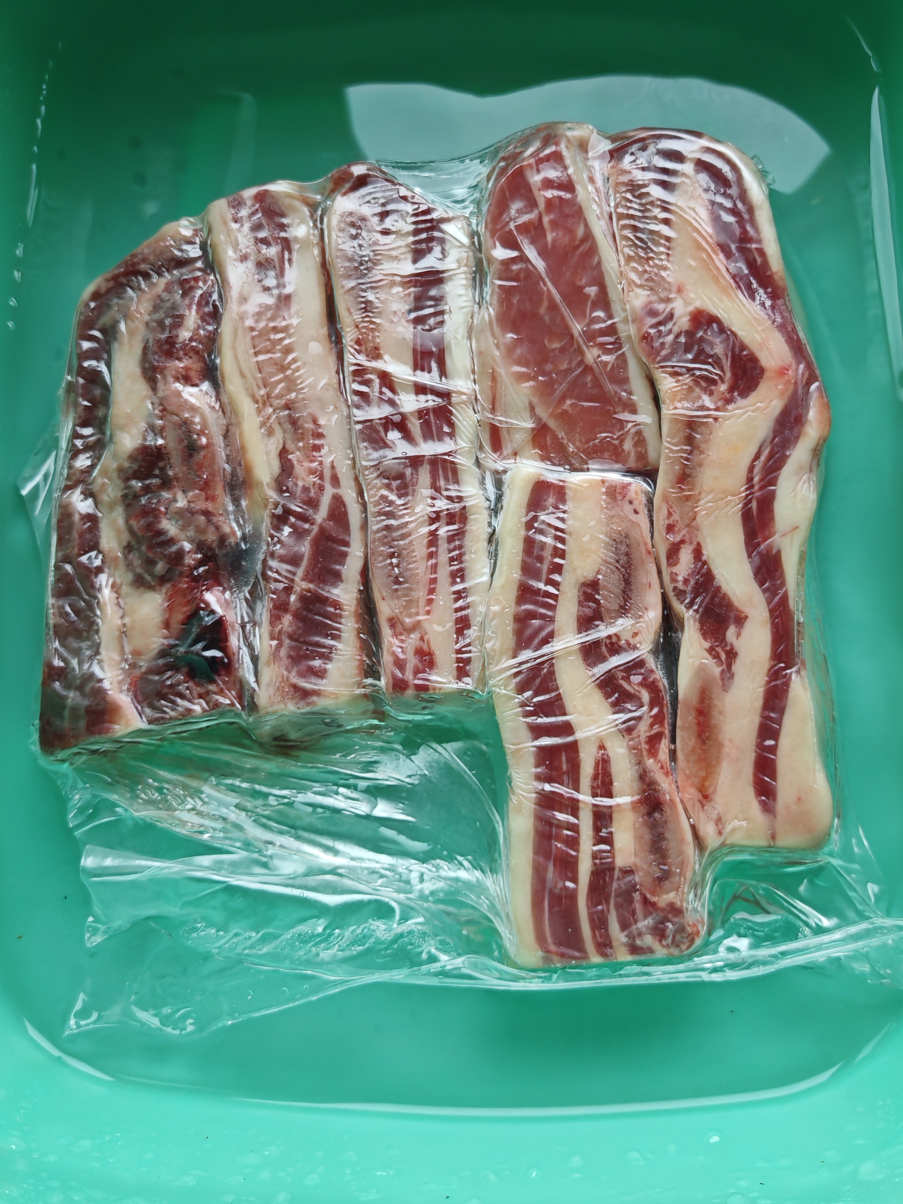 月盛斋原切牛肋排净重4斤 四肋牛排 进口生鲜牛排骨 中华老字号 实拍图