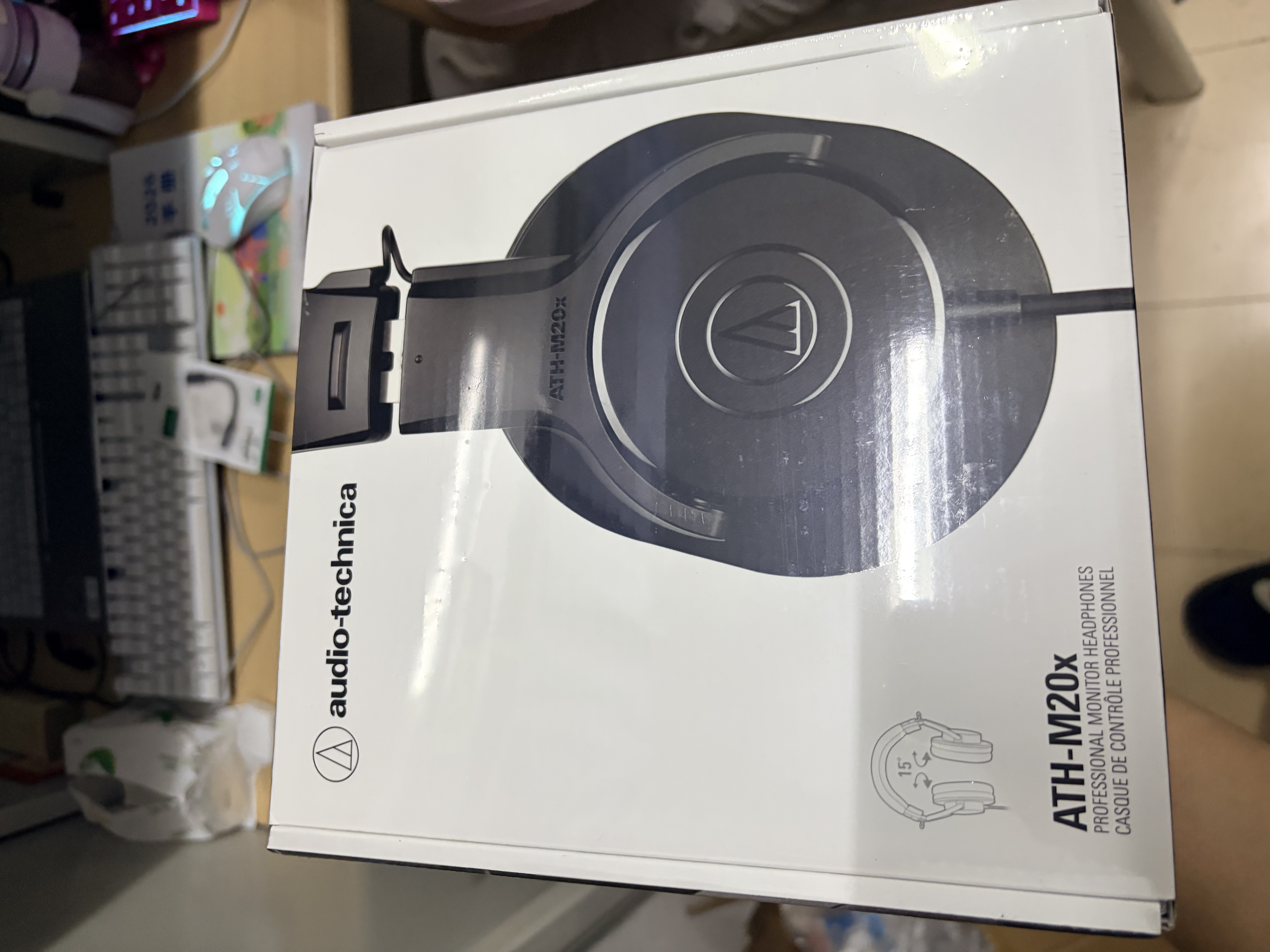 铁三角（Audio-technica）ATH-M20x 入门级专业监听头戴式耳机 直播音乐剪辑听书 节日礼物 实拍图