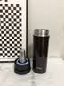 膳魔师（THERMOS）保温杯男女不锈钢商务办公带滤网泡茶水杯子TCMK-500/350团购定制 TCMK-500 咖啡色 470ml 实拍图