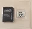 Sandisk闪迪64GB TF（MicroSD）4K内存卡 行车记录仪 监控摄像头专用 循环录制5,000小时 高耐用存储卡 实拍图