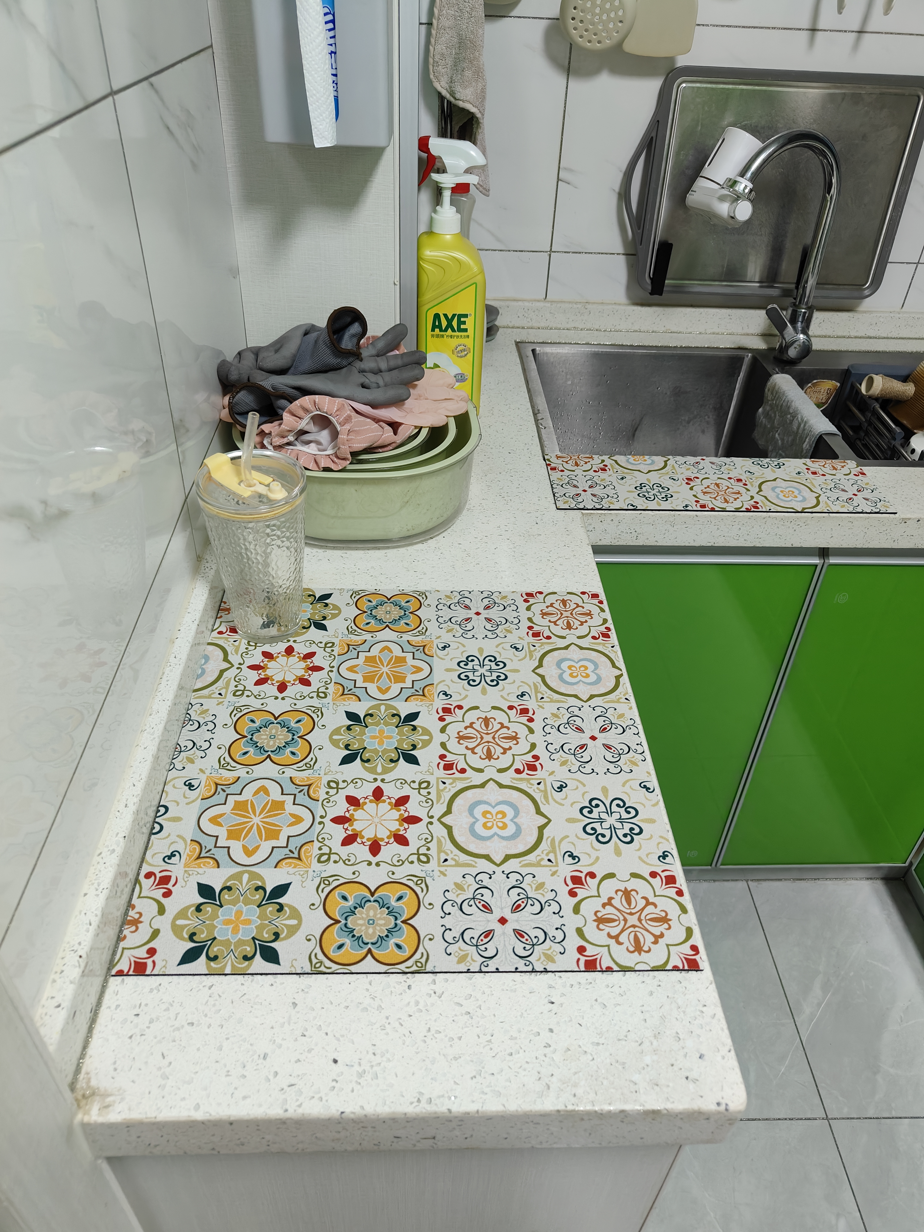 范爷家厨房台面沥水垫吧台碗盘餐具垫咖啡垫吸水垫防滑耐高温防烫垫餐垫 实拍图