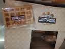 三只松鼠奶香味华夫饼1000g/箱 营养早餐下午茶面包西式糕点零食 实拍图