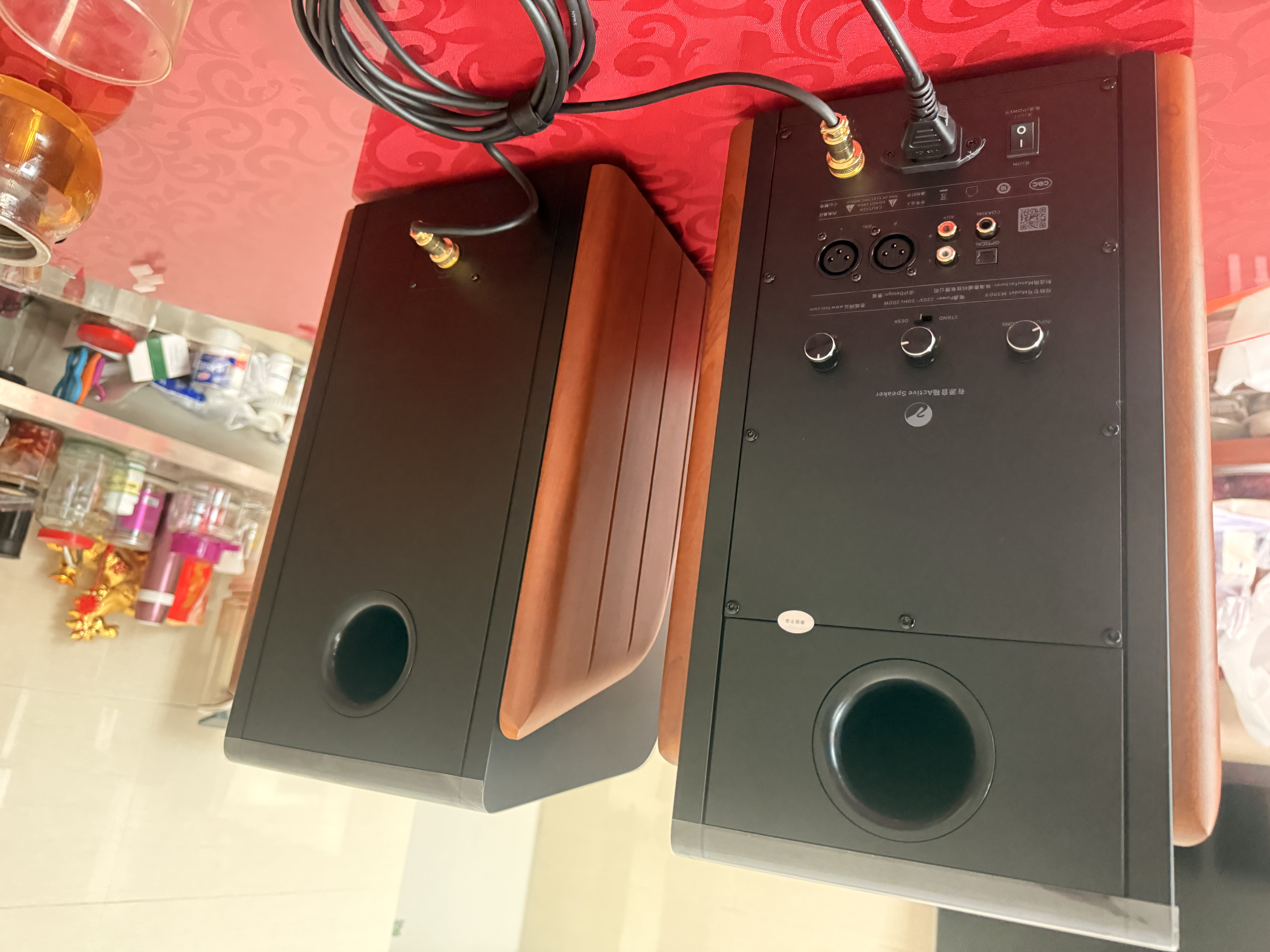 惠威（HiVi）全新升级M300II多媒体2.0台式电脑音箱有源6.5英寸高保真HIFI蓝牙音箱桌面音箱家用音箱 M300II  (新品上市) 实拍图