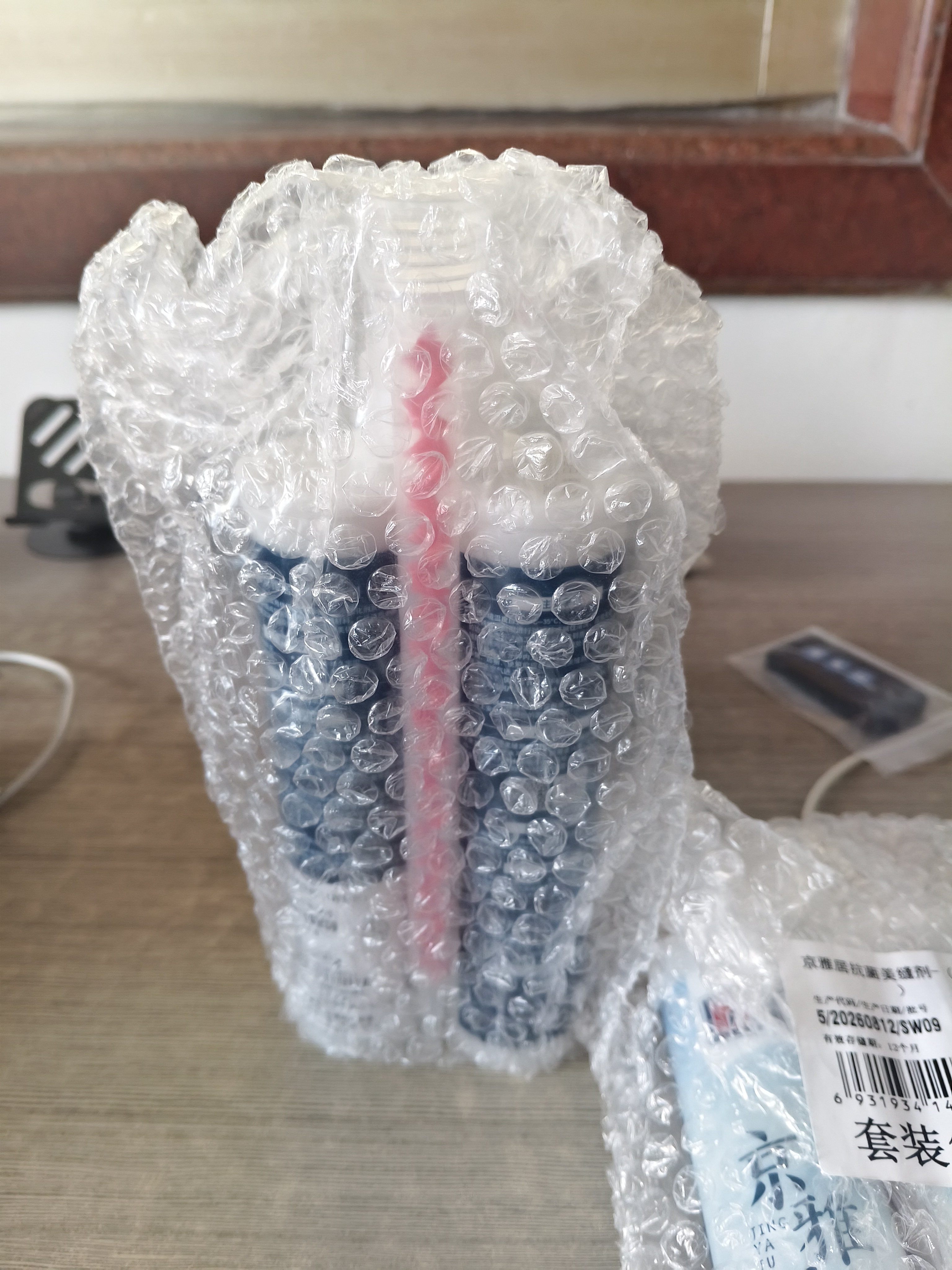 立邦美缝剂 耐水防霉抗菌地砖瓷砖美缝胶十大品牌勾缝填缝剂 霜雪白 实拍图
