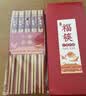 唐宗筷 天然竹筷子-招财猫10双装 家用酒店用 碳化竹筷餐具套装C1091 实拍图
