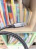 毕亚兹全功能type-c数据线USB5/4 适用雷电5/4笔记本平板硬盘视频投屏适用苹果华为荣耀PD240W快充充电 实拍图