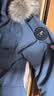 京东京造进口极寒95鹅绒服800蓬三防羽绒服男外套女冬季中长款 灰色 M 实拍图