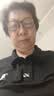 啄木鸟翻领短袖t恤女夏季新款POLO衫纯棉正肩显瘦运动休闲上衣 黑色 2XL 实拍图