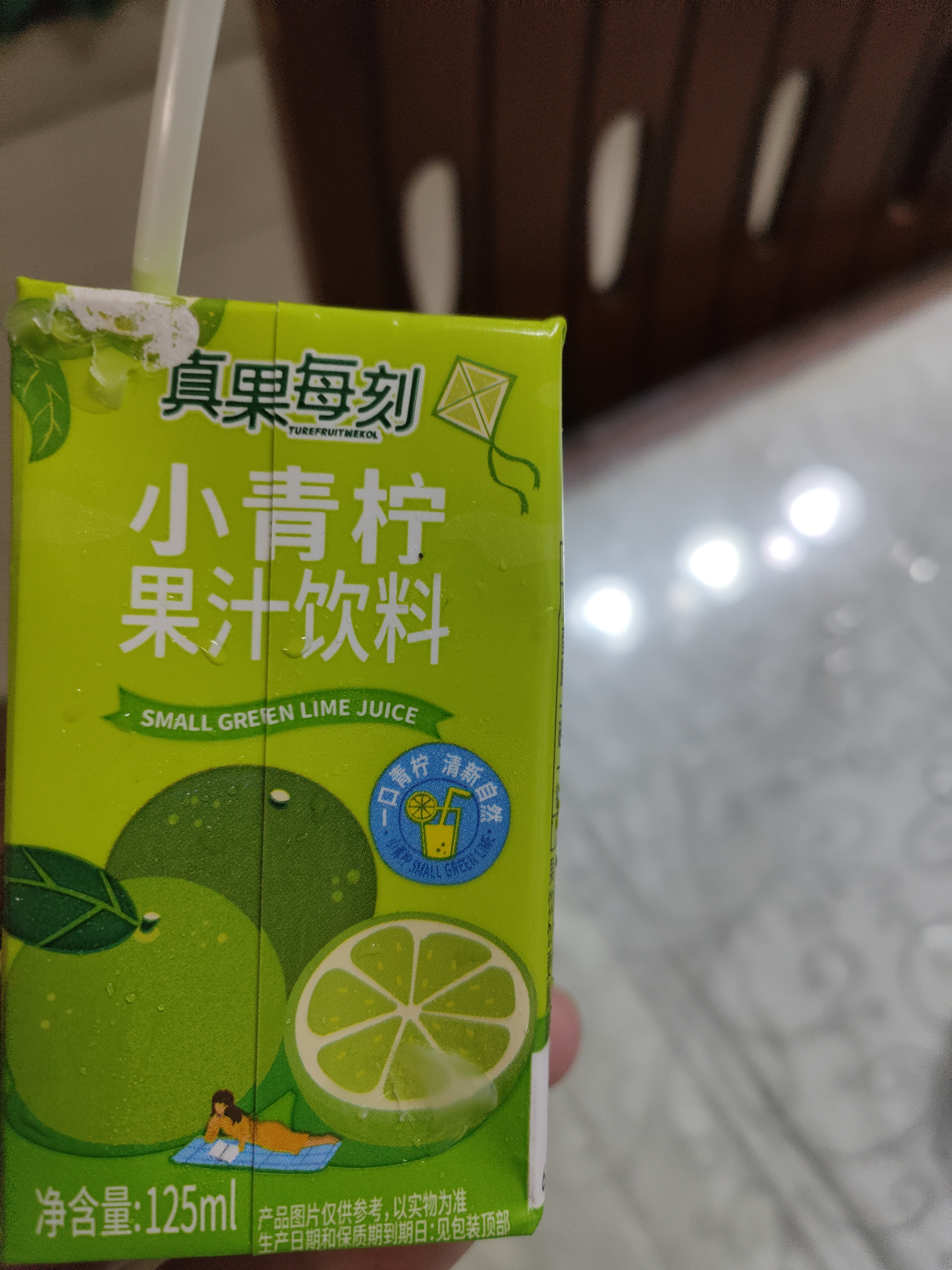 真果每刻小青柠汁柠檬果汁饮料0脂肪 饮料儿童小瓶整箱夏季饮品125ml*12盒 实拍图