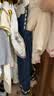幼歌（YOUGE）婴幼儿甜美百搭外穿牛仔背带裙女童2026新款宽松裙子潮 牛仔蓝 90 cm 实拍图