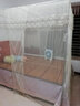 南极人（Nanjiren） 蚊帐1.5米床不锈钢支架加粗加厚宫廷蚊帐三开门宫廷落地蚊帐 白色21 1.5*2米床26mm不锈钢三通 实拍图