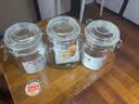 拜杰玻璃密封罐储物瓶 3个装厨房泡菜罐蜂蜜罐头瓶储物罐套装玻璃瓶 实拍图