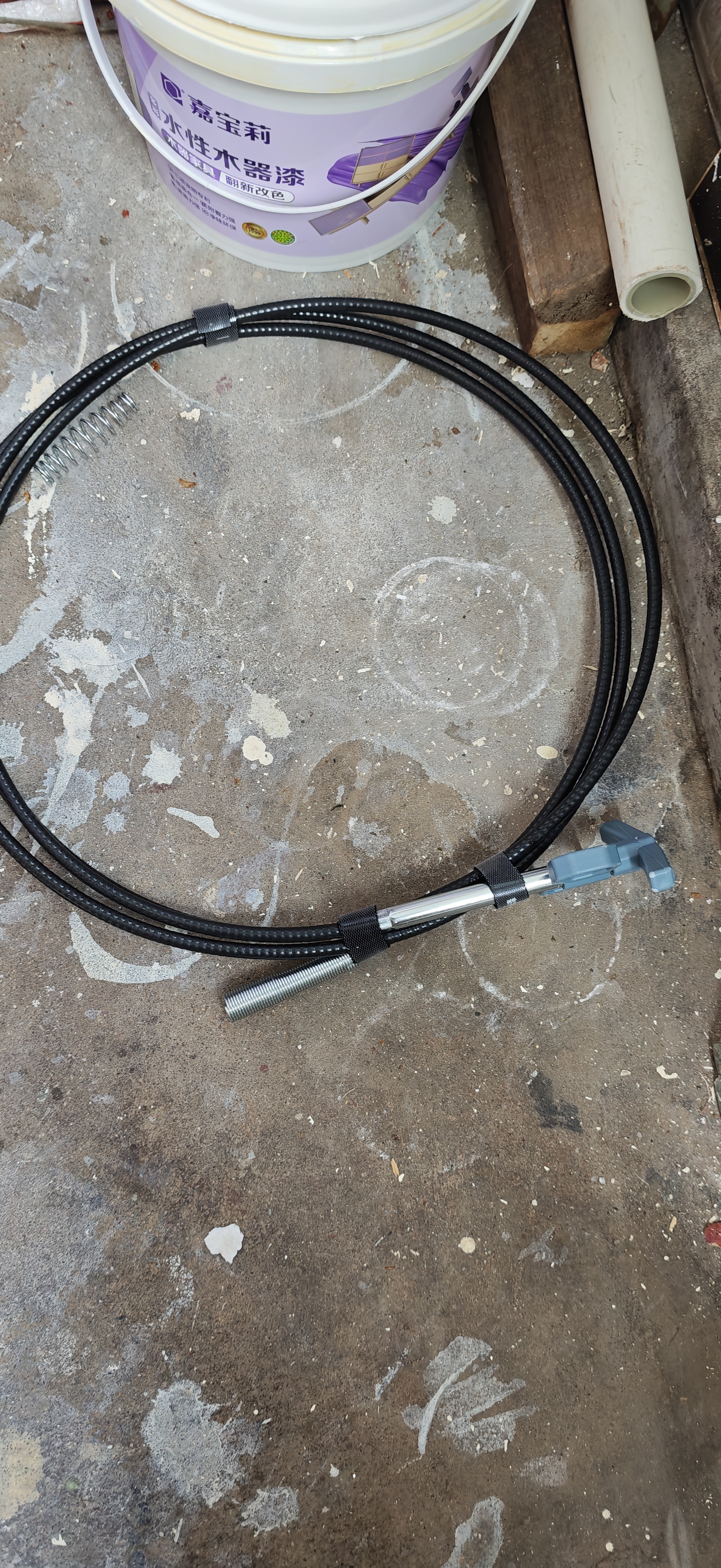 美丽新下水道堵塞疏通器通厕所马桶管道工具四爪异物夹拾取器300cm 实拍图